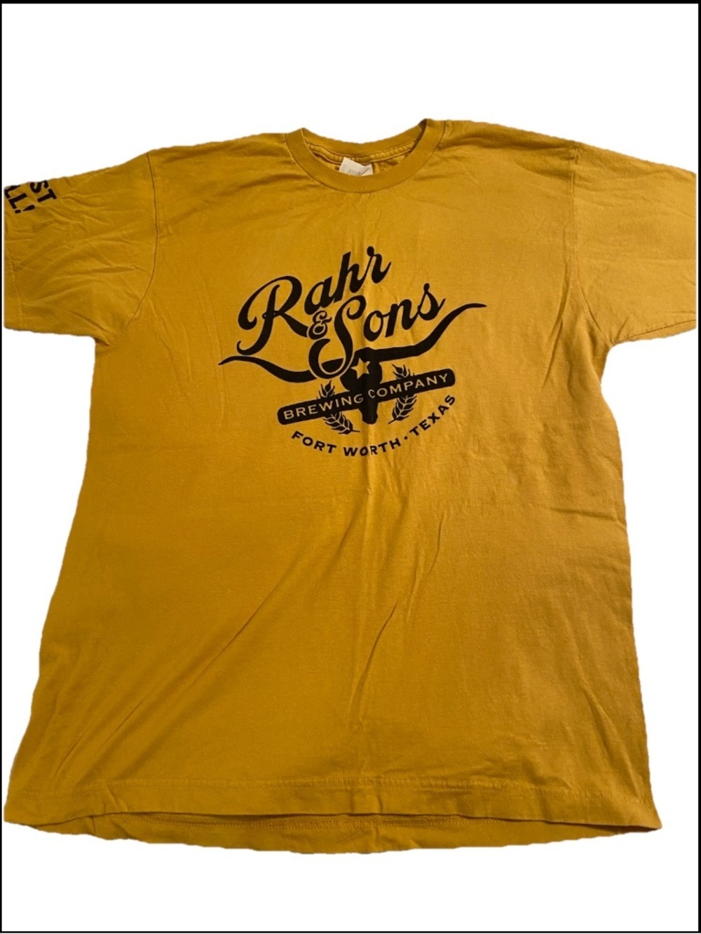 Rahr & Sons Brewing Company Fort Worth Texas T-shirt Men’s Large Prost Y’all